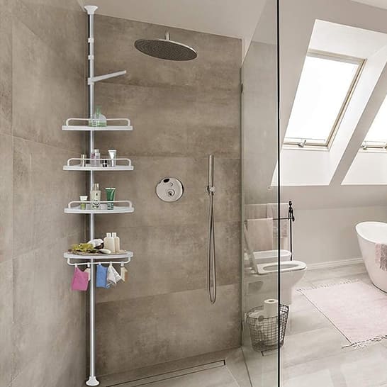 Organizador Esquinero de Ducha  🛁 – Almacena tus productos y disfruta de un baño organizado✨